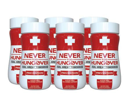 Never Too Hungover Prevention (6-pack) Regular price